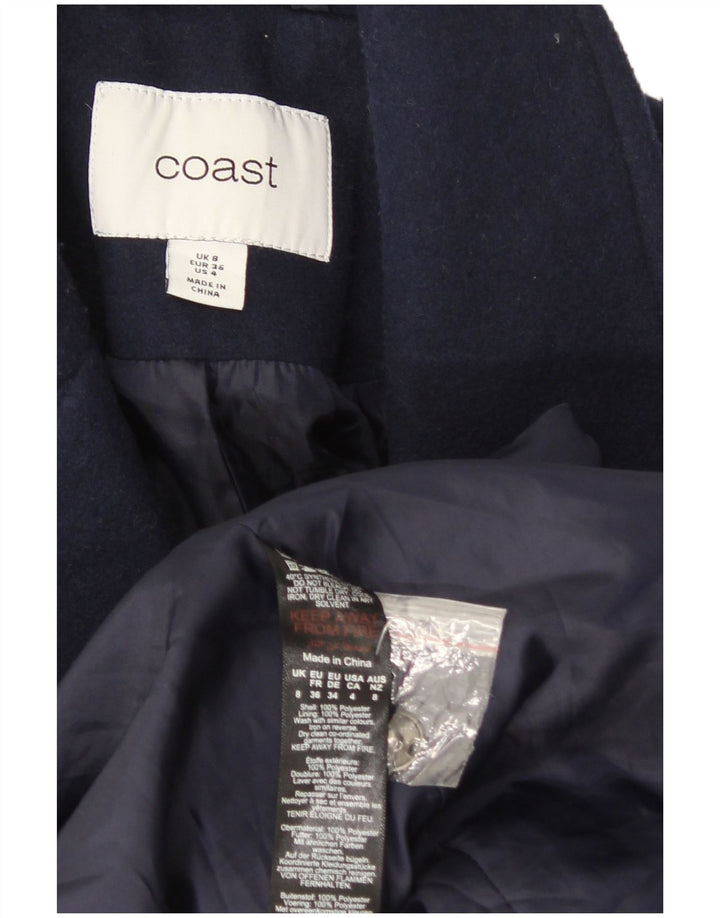 Coast Γυναικείο Πανωφόρι UK 8 Small Navy Blue Polyester