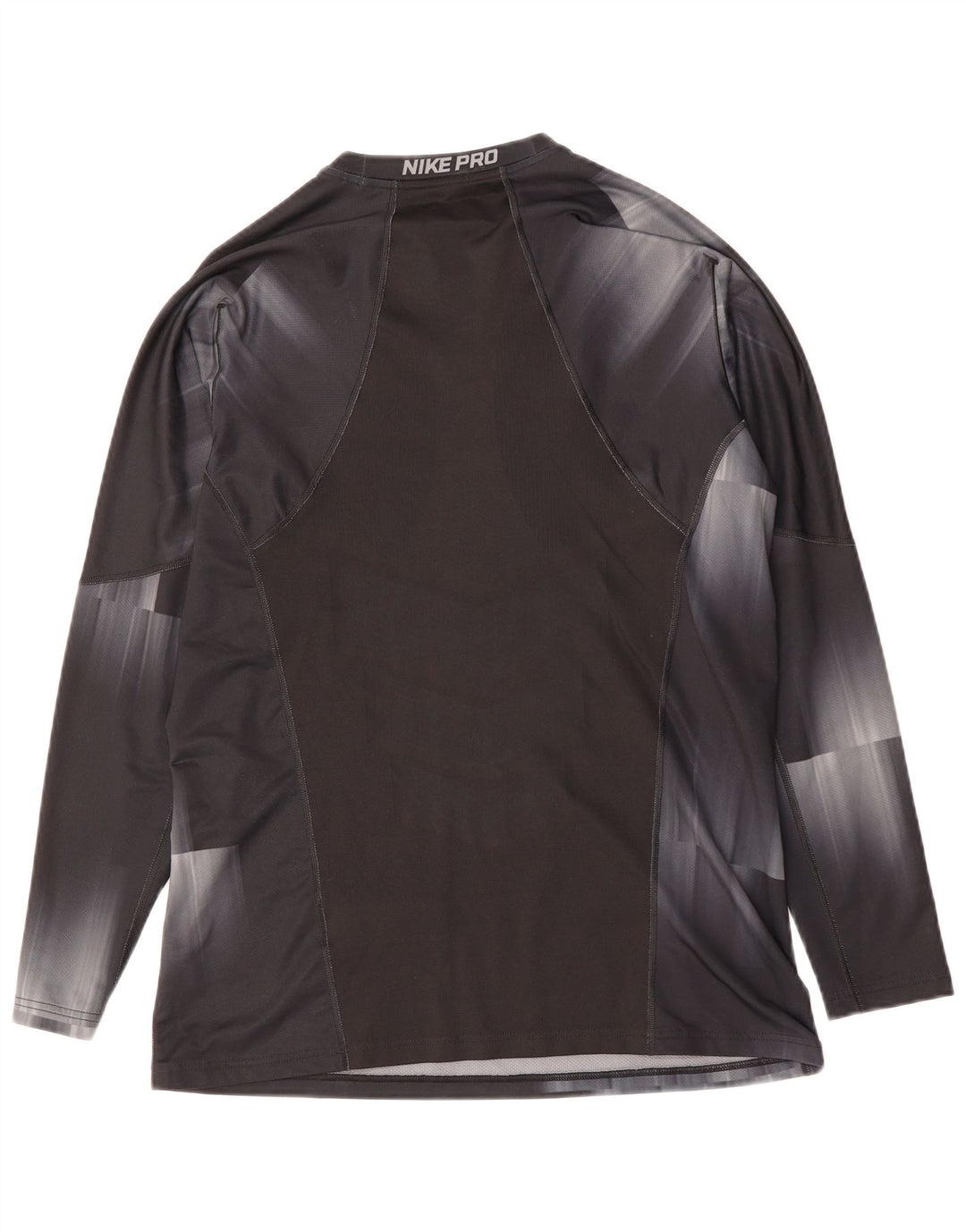 Ανδρικό μπλουζάκι NIKE με μακρυμάνικο μεγάλο μαύρο δέσιμο πολυεστέρα