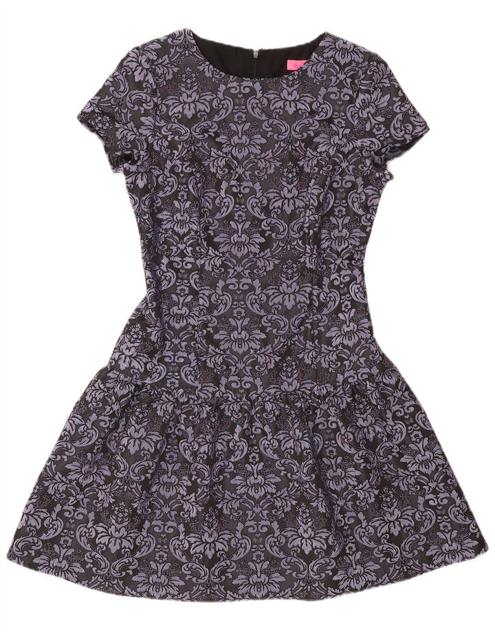 Γυναικείο φόρεμα Monsoon A-Line UK 10 Small Grey Paisley Polyester