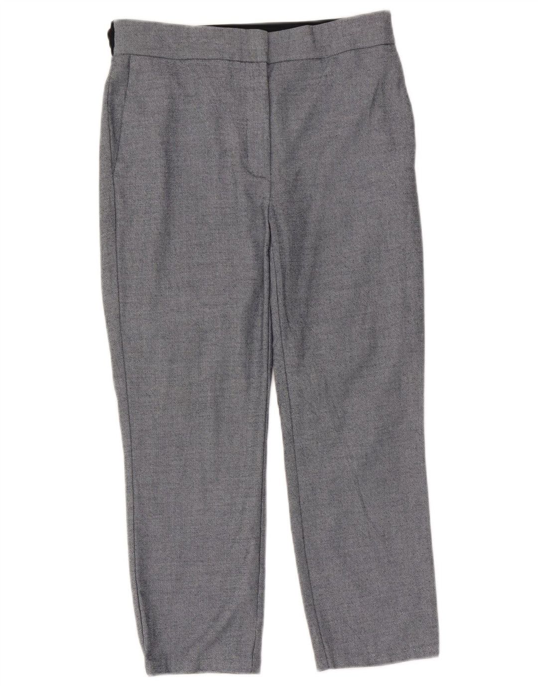 Zara Γυναικείο Παντελόνι Capri Μεγάλο W30 L23 Μπλε Πολυεστέρας