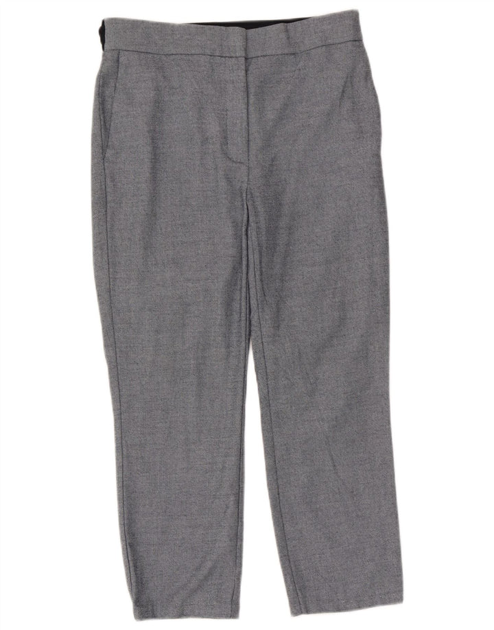 Zara Γυναικείο Παντελόνι Capri Μεγάλο W30 L23 Μπλε Πολυεστέρας