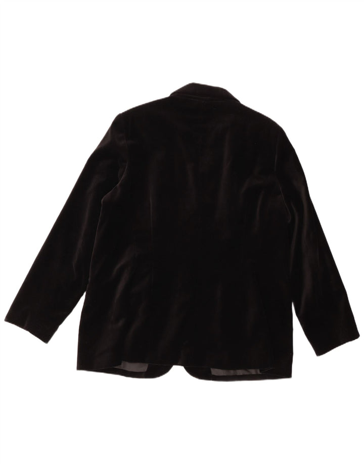 Γυναικείο βελούδινο σακάκι 2 κουμπιών UK 22 3XL