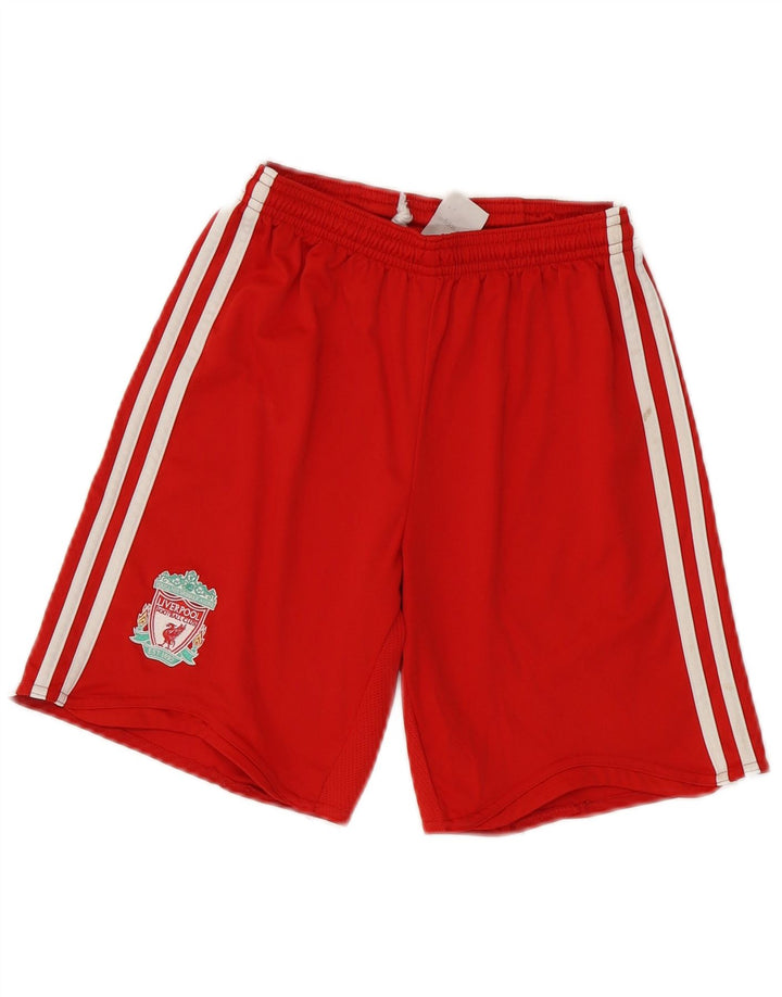Γραφικά αθλητικά σορτς ADIDAS Boys Liverpool 11-12 ετών κόκκινο πολυεστέρα