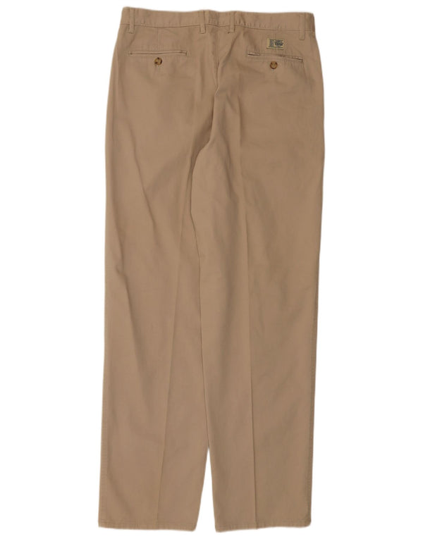 Stefanel Ανδρικό παντελόνι Chino IT 50 Large W36 L33 Beige βαμβακερό