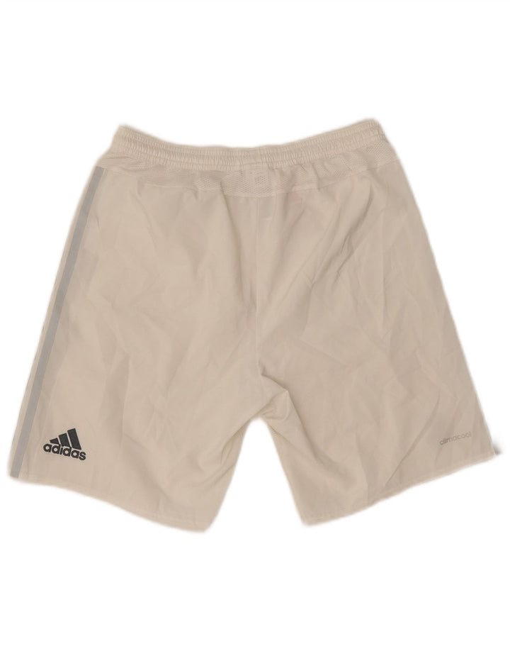 Αθλητικό σορτς Adidas Boys Climacool 13-14 ετών λευκό πολυεστέρα