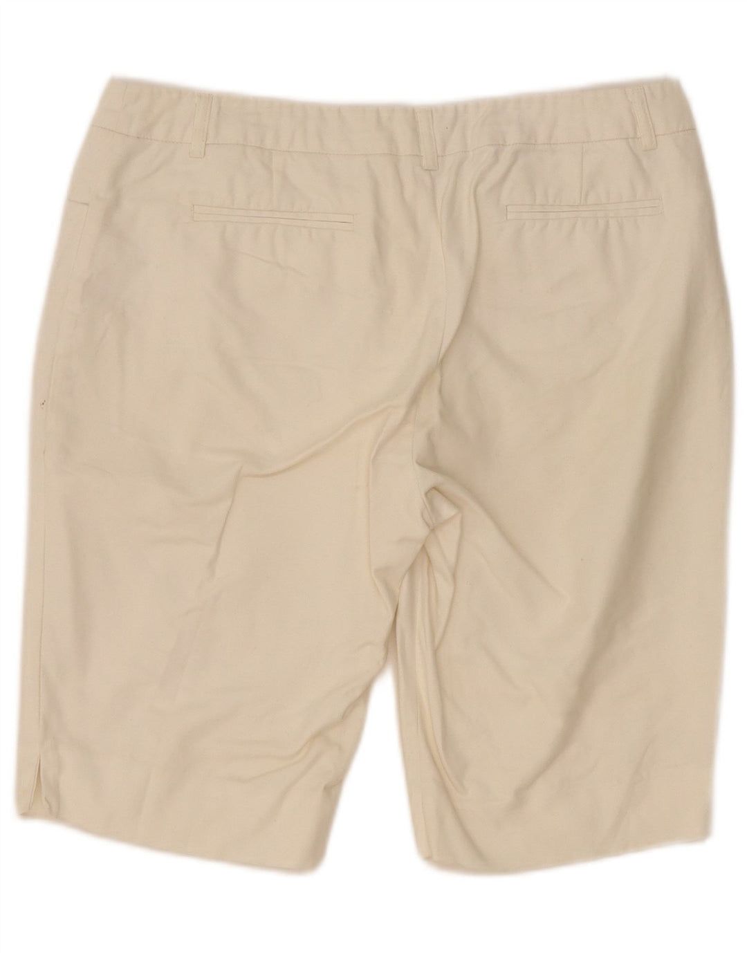Laura Ashley Γυναικείο βερμούδα US 10 Large W32 Λευκό βαμβακερό