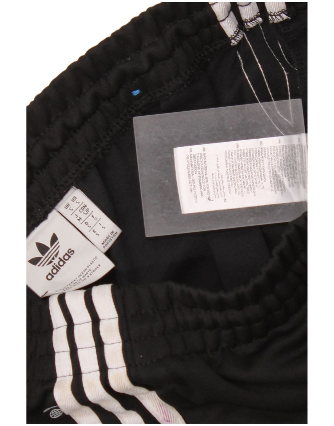 Ανδρική φόρμα ADIDAS Παντελόνι Joggers Μικρό Μαύρο Πολυεστέρα