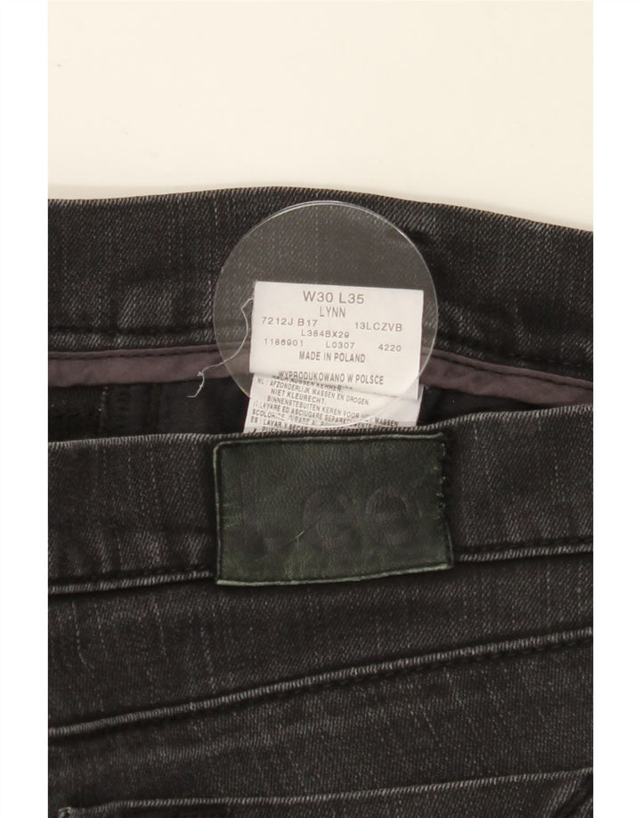 LEE Womens Lynn Slim Jeans W30 L35 Grey Cotton Vintage Lee and Second-Hand Lee from Messina Hembry 