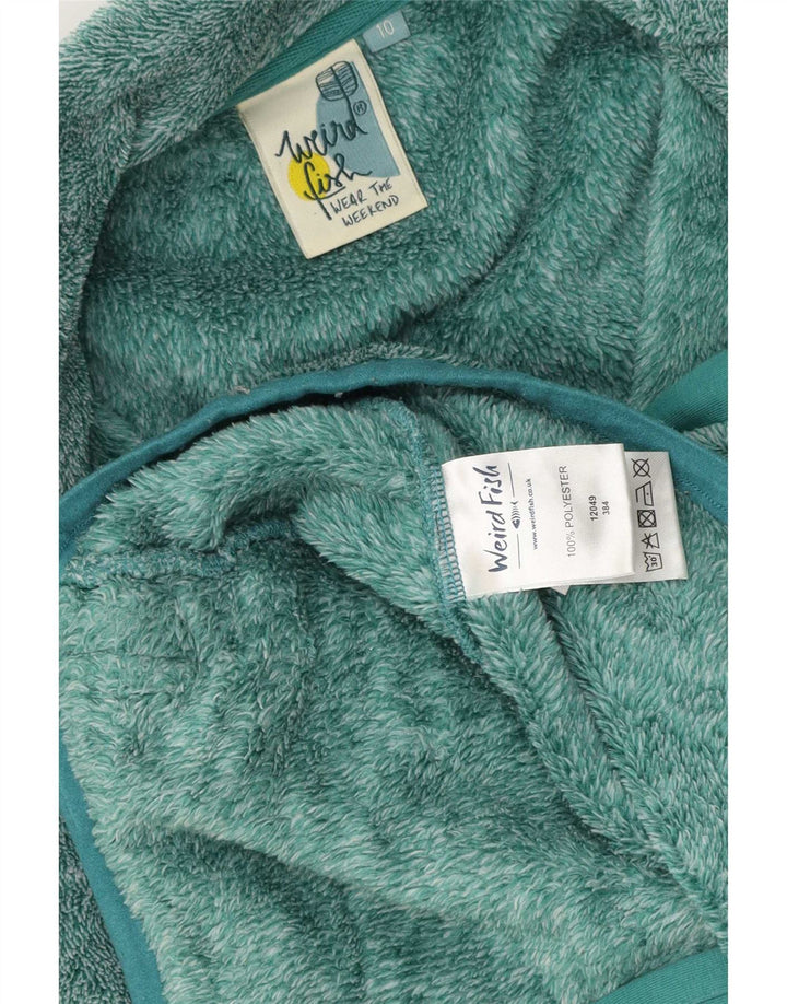 Weird Fish Γυναικείο Fleece Jacket UK 10 Small Green Polyester