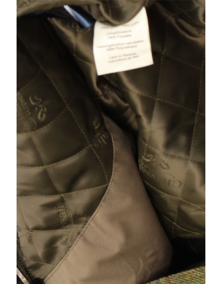 Ανδρικό Μπουφάν Chrysalis Utility UK 44 2XL Χακί καρό μαλλί