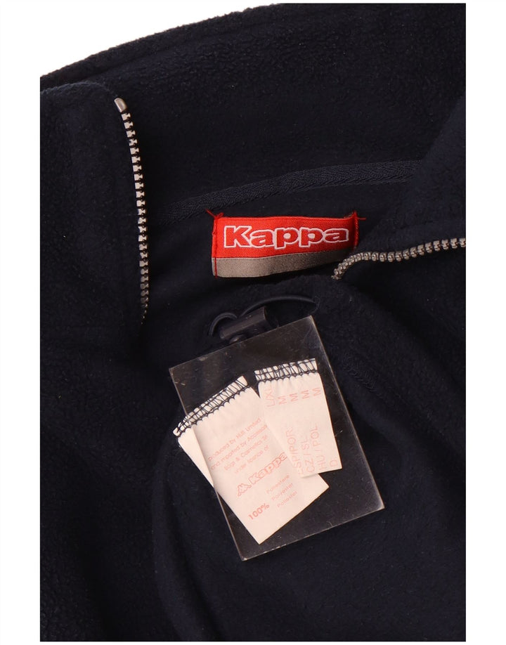 Kappa Ανδρικό φερμουάρ με φερμουάρ Fleece Jumper Medium Navy Blue Polyester