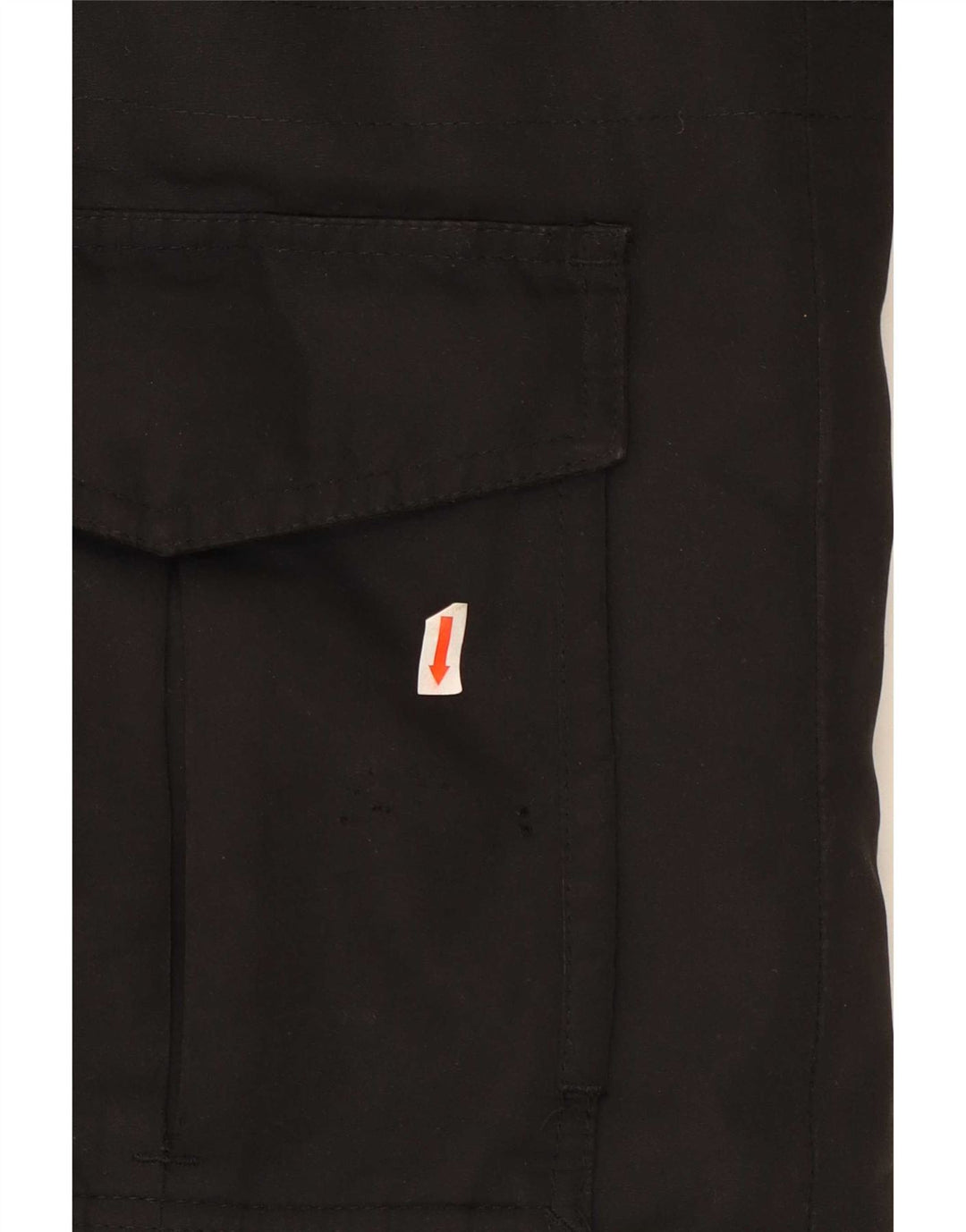 Hollister Ανδρικό μπουφάν σκι με κουκούλα UK 36 Small Black Polyester