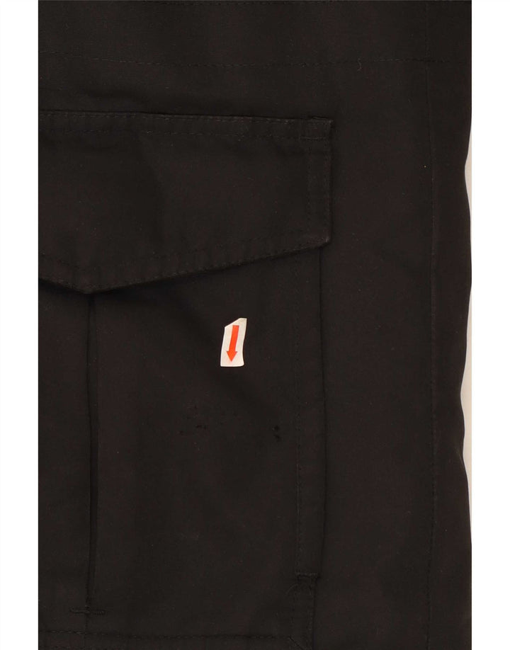 Hollister Ανδρικό μπουφάν σκι με κουκούλα UK 36 Small Black Polyester