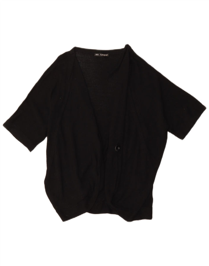 Marks & Spencer Γυναικείο πουλόβερ Cardigan Autograph UK 16 Large Μαύρο