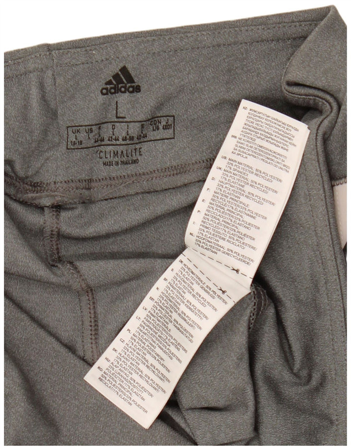 Γυναικεία κολάν ADIDAS Climalite UK 16/18 Large Grey Polyester