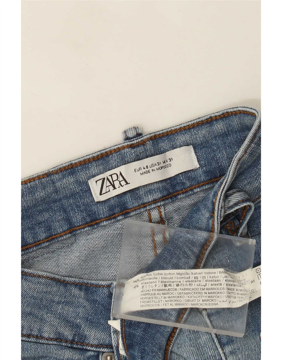 Zara Ανδρικό Slim Jeans EU 40 Medium W31 L30 Blue Cotton