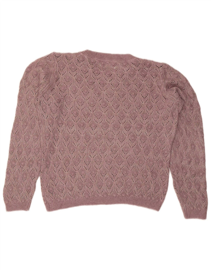Fat Face Γυναικείο πουλόβερ με λαιμόκαυστο UK 12 Medium Purple