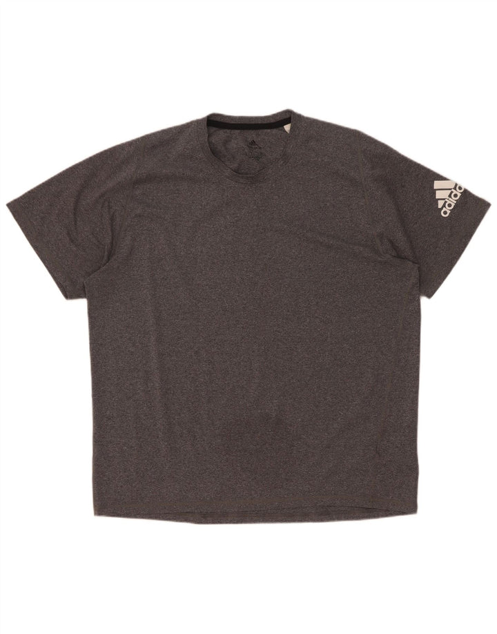 Adidas Ανδρικό T-Shirt Aeroready Τοπ XL με γκρι λείανση πολυεστέρα