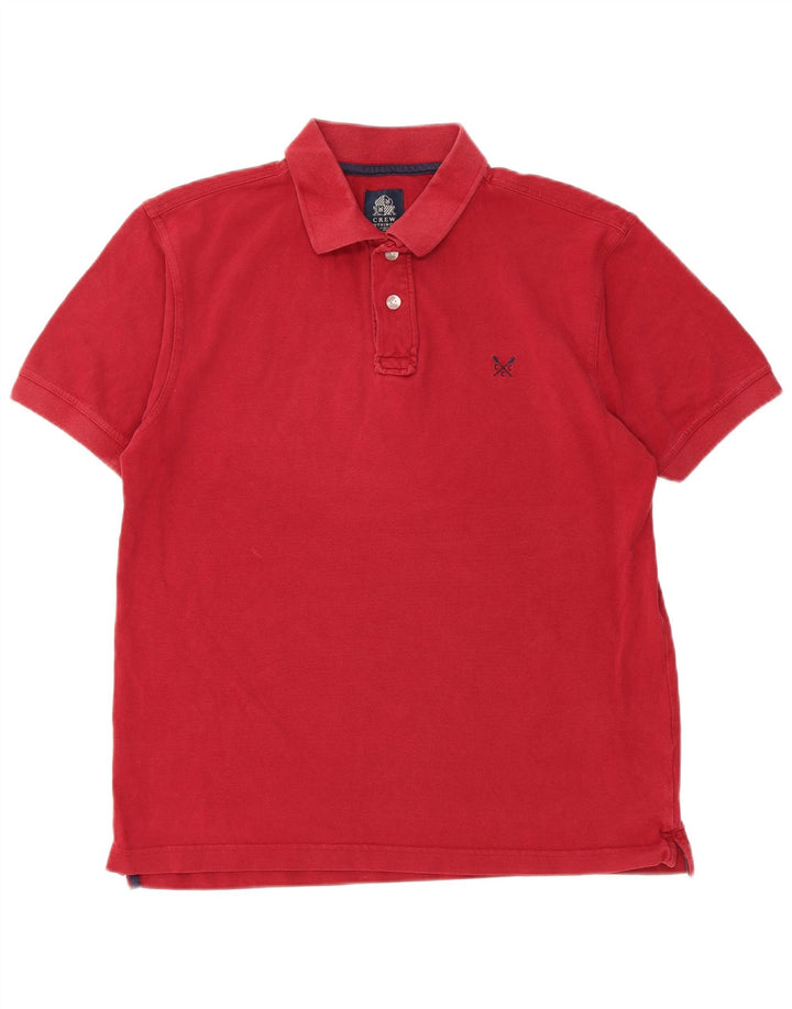 Ανδρικό μπλουζάκι πόλο Crew Clothing, μεσαίο κόκκινο βαμβακερό