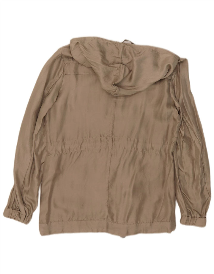 Guess By Marciano Γυναικείο μπουφάν με κουκούλα Utility IT 40 Small Beige Silk