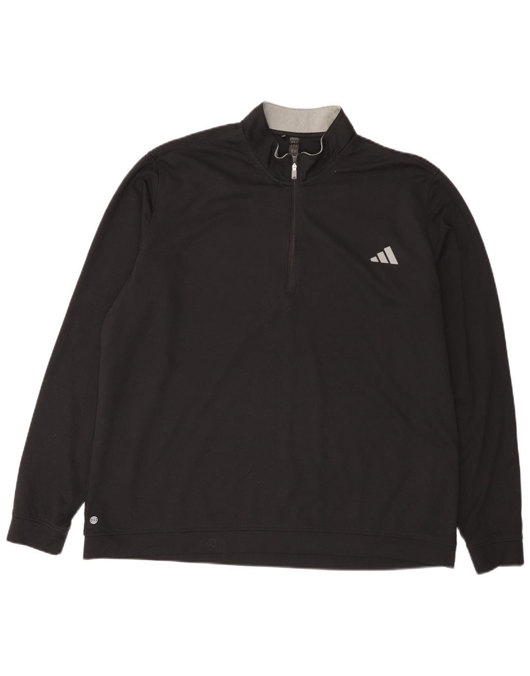 Ανδρικό φούτερ Adidas με φερμουάρ Jumper 2XL Μαύρο Πολυεστέρας