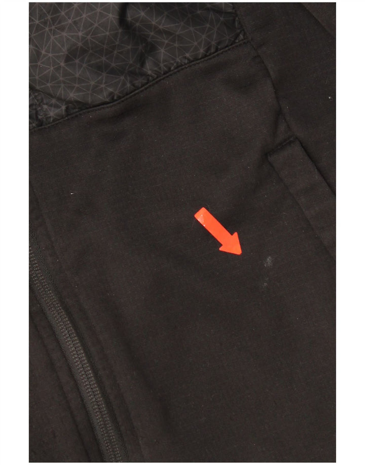 Ανδρικό πουλόβερ με κουκούλα με φερμουάρ North Face Μικρό μαύρο γεωμετρικό