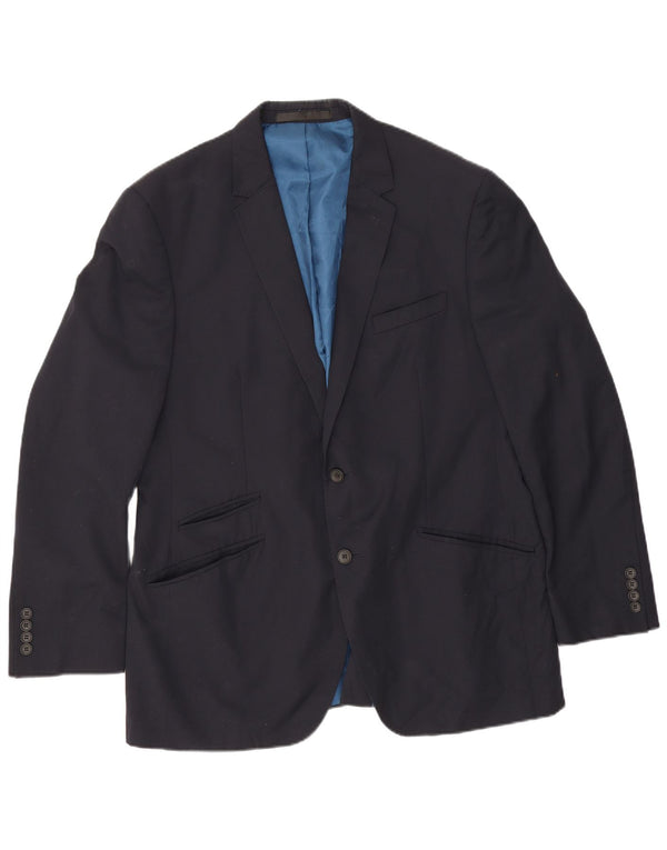 Marks & Spencer Mens Autograph Blazer Jacket UK 38 Medium Navy Blue