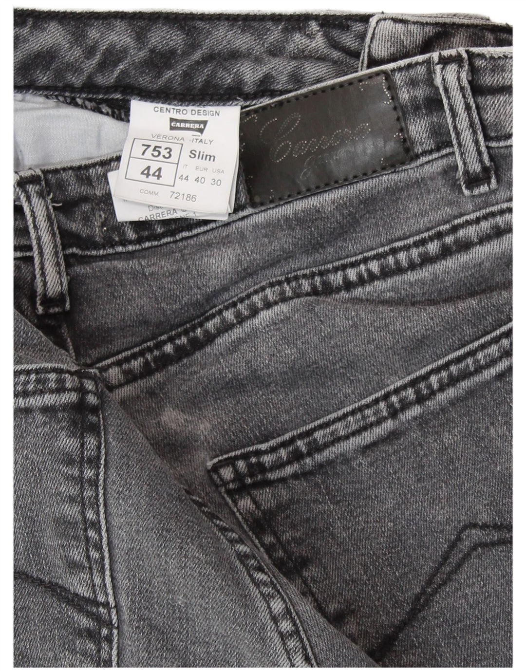 CARRERA Ανδρικό 753 Slim Jeans W30 L28 Γκρι βαμβακερό