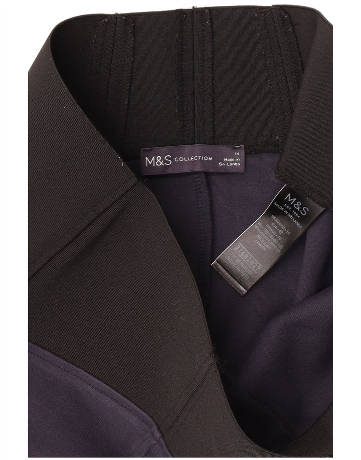 Γυναικεία κολάν Marks & Spencer UK 14 Medium Navy Blue Viscose