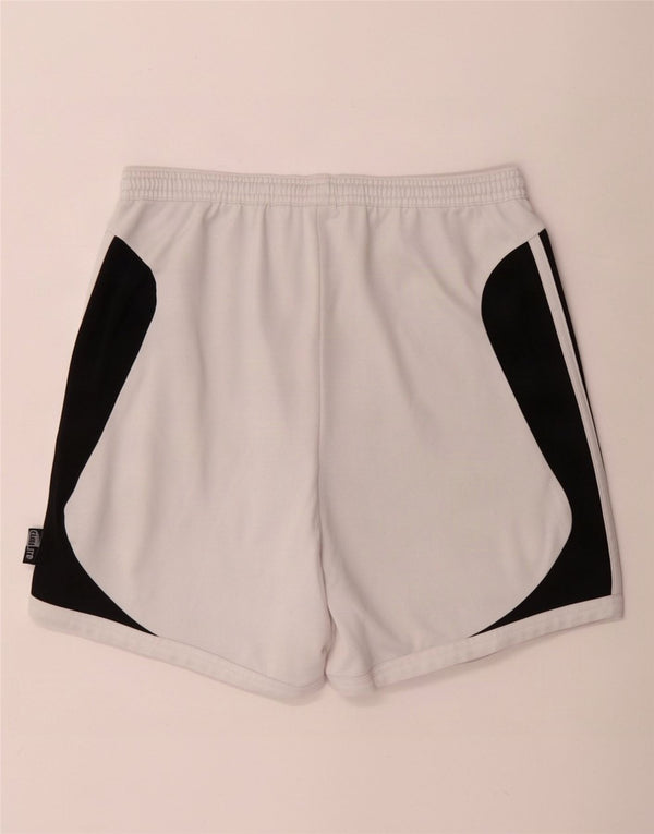 Ανδρικό σορτς Adidas Climalite με μεγάλο λευκό χρώμα πολυεστέρα