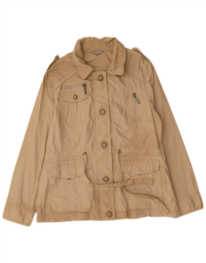 Marks & Spencer Γυναικείο Military Utility Jacket UK 16 Large Beige βαμβακερό
