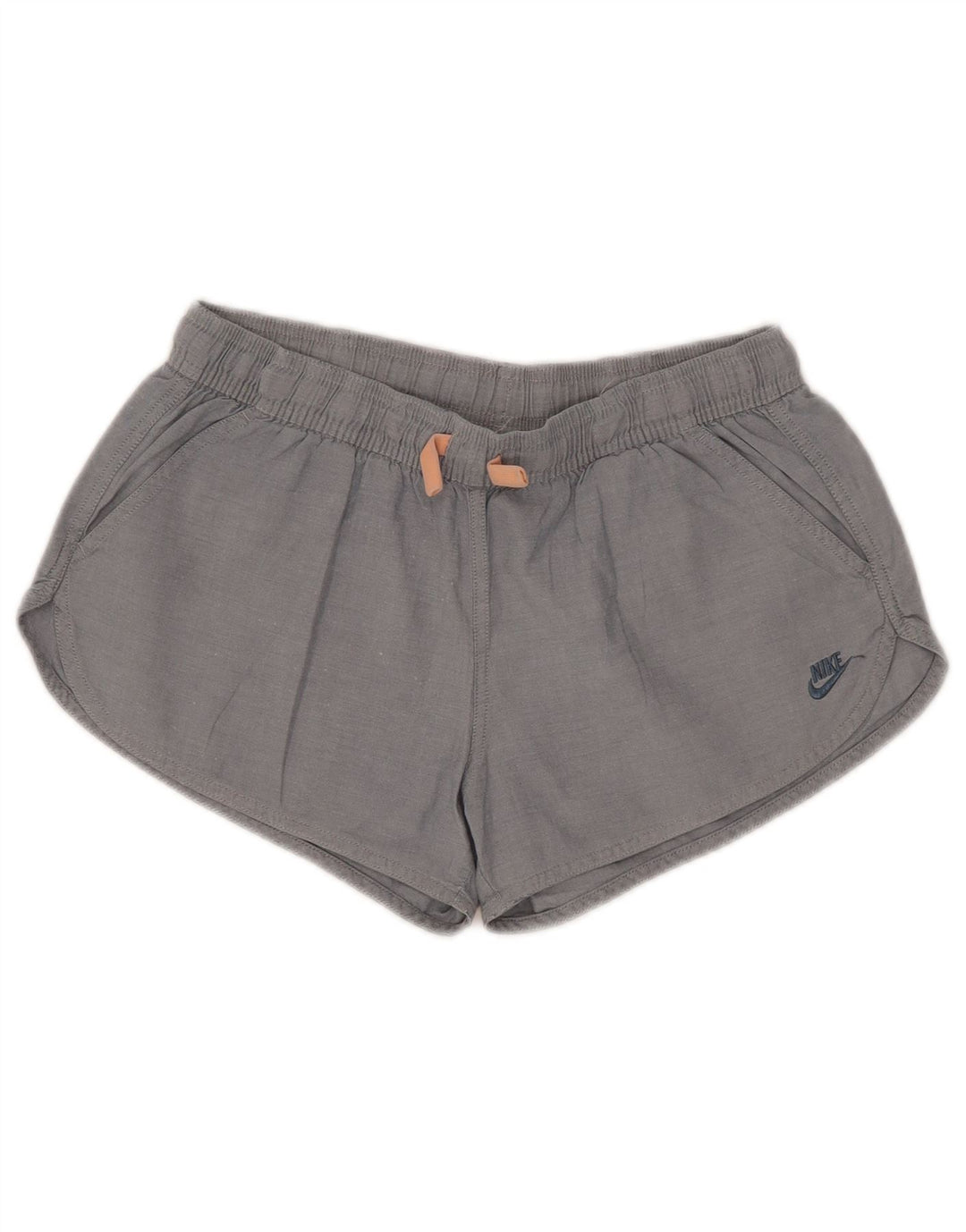 Γυναικείο σορτς Nike casual μικρό W27 γκρι βαμβακερό