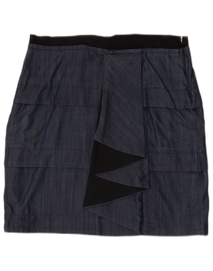 Max&Co. Γυναικεία φούστα Peplum μεγάλη W32 Navy Blue Viscose