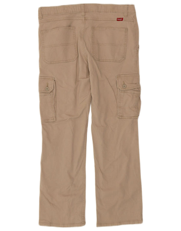 Παντελόνι Wrangler Boys Husky Straight Cargo 15-16 ετών W32 L27 Beige