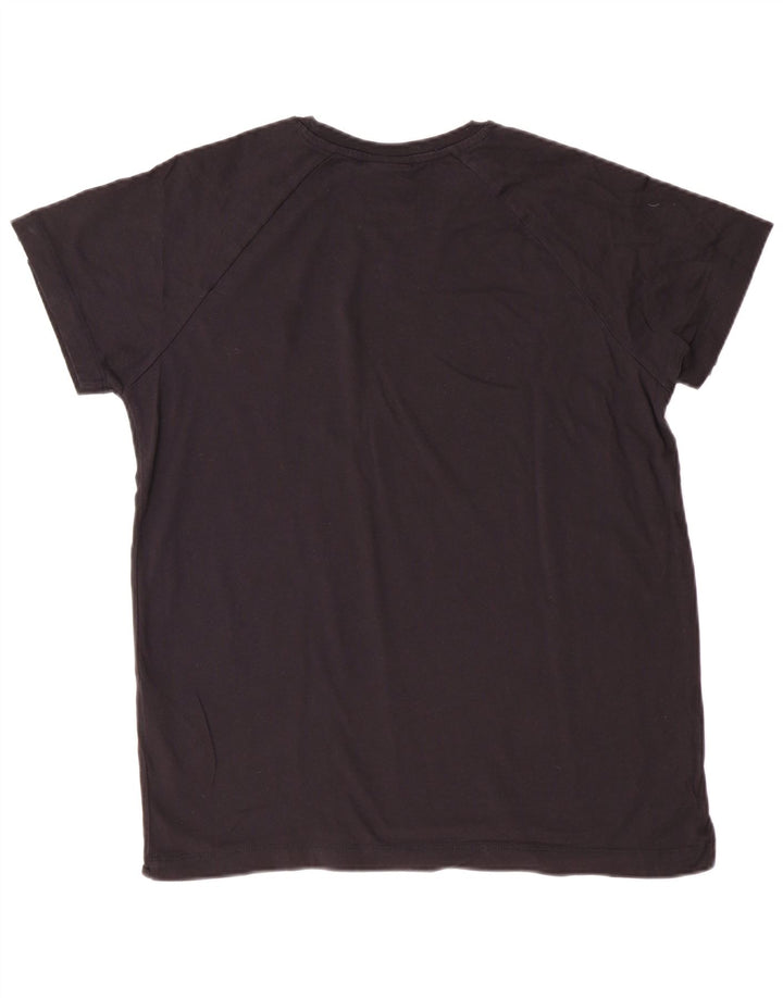 Champion Γυναικείο γραφικό T-Shirt Top XL Μαύρο βαμβακερό