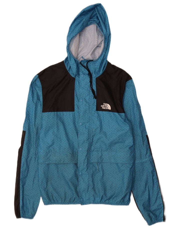 Ανδρικό μπουφάν βροχής με κουκούλα North Face Μικρό Μπλε Πολυεστέρας