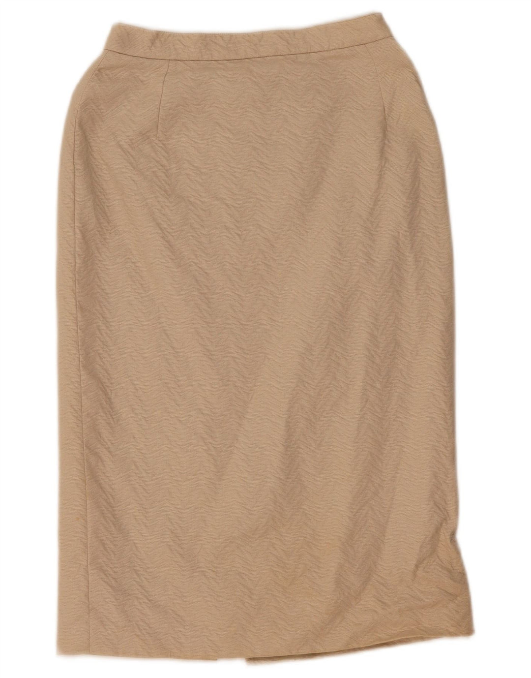 Γυναικεία ίσια φούστα VINTAGE W27 Small Beige Chevron