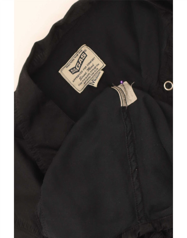 Γυναικείο πουκάμισο Gas UK 12 Medium Black Viscose