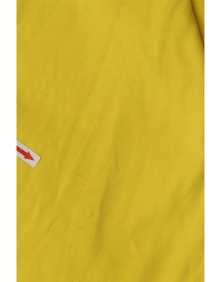 Champion Mens Hoodie Jumper από μεσαίο κίτρινο βαμβάκι
