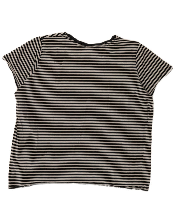 Ανδρικό T-Shirt Levi's Top 2XL Navy Blue ριγέ βαμβακερό
