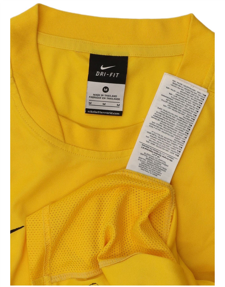 Ανδρικό μπλουζάκι Nike Dri Fit, μεσαίο κίτρινο
