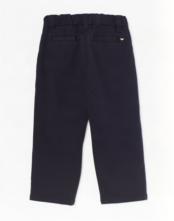 Armani Baby Boys ίσιο σορτς Chino 3-6 μηνών W16 L8 Navy Blue Cotton