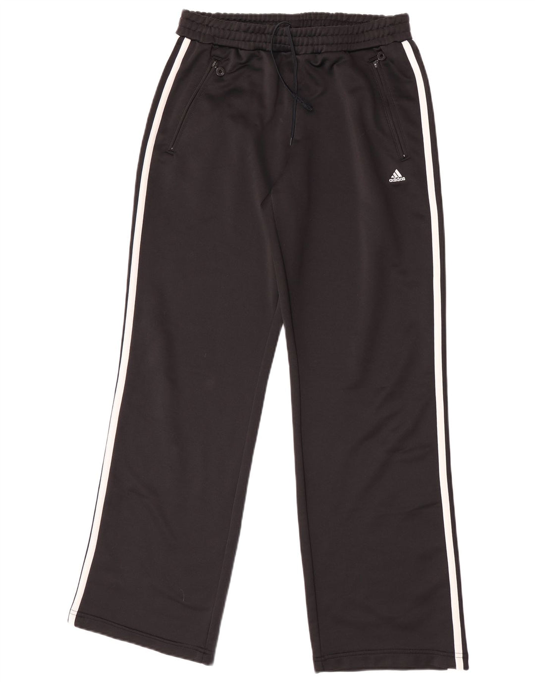 Γυναικεία αθλητική φόρμα Adidas Παντελόνι UK 12 μεσαίο μαύρο πολυεστέρα