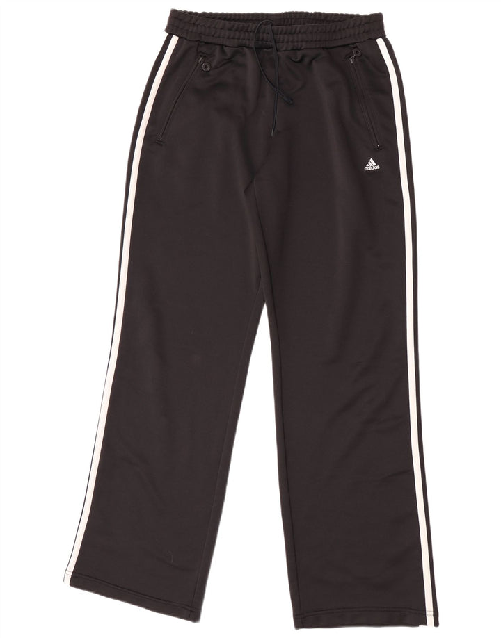 Γυναικεία αθλητική φόρμα Adidas Παντελόνι UK 12 μεσαίο μαύρο πολυεστέρα