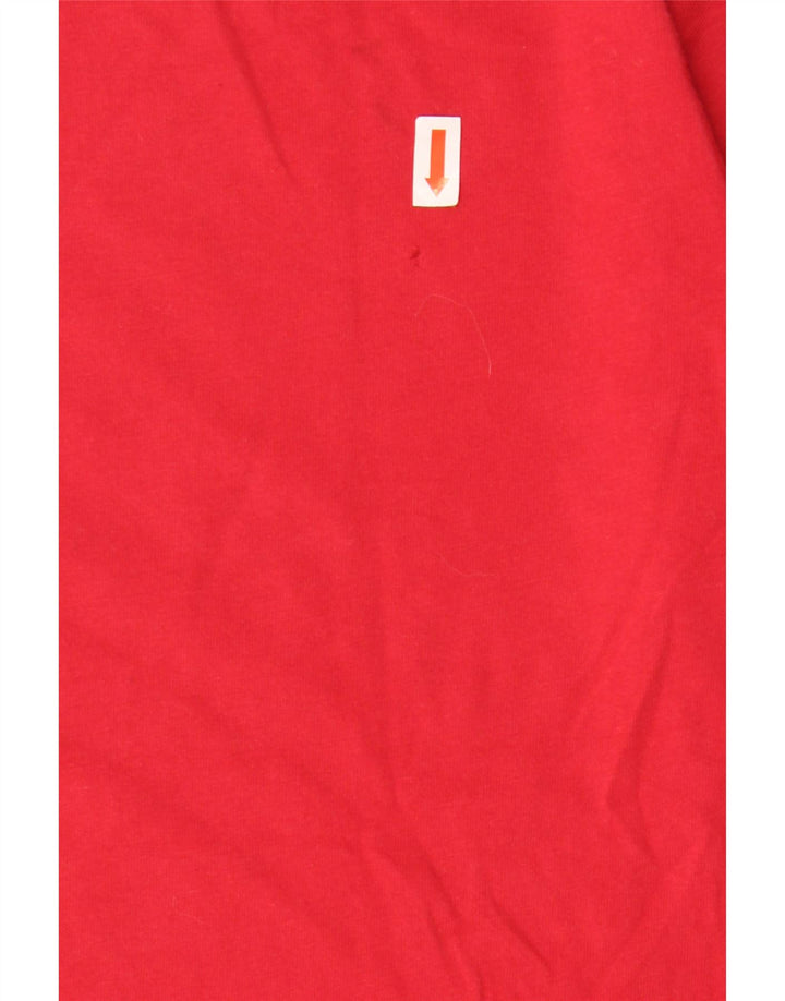 INVICTA Mens Graphic T-Shirt Top Medium Red Cotton