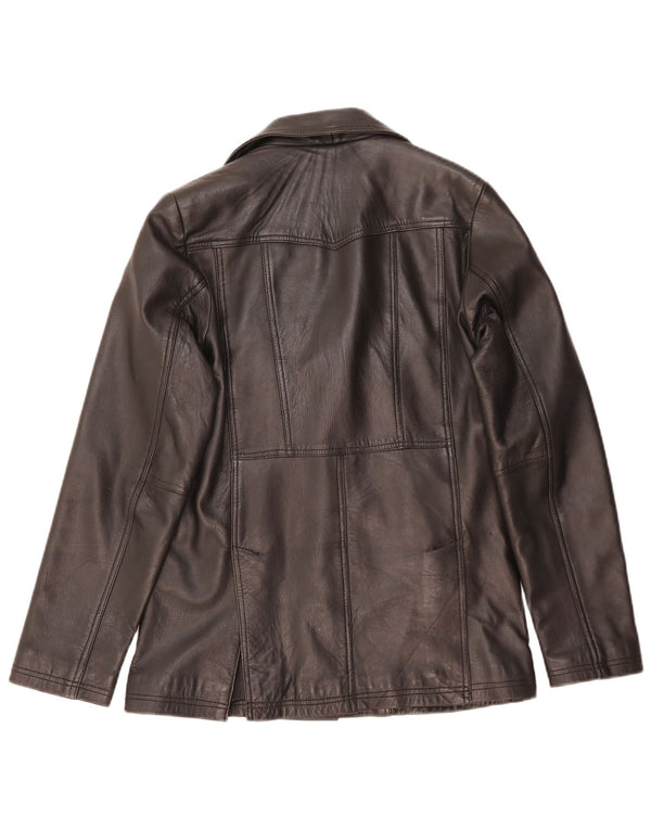 MDM Ανδρικό Δερμάτινο Μπουφάν UK 38 Medium Black Leather