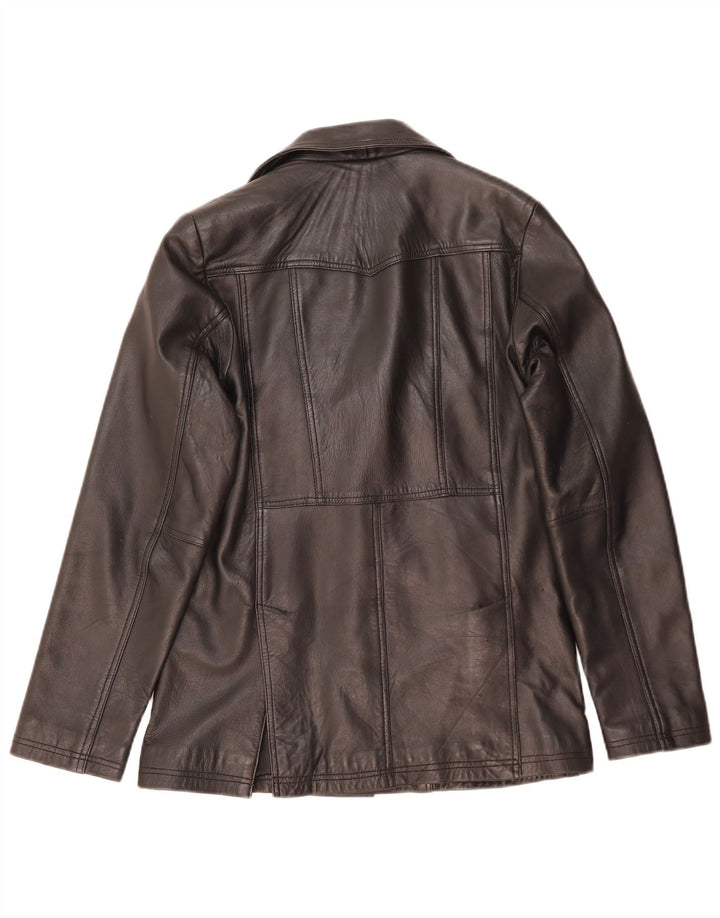MDM Ανδρικό Δερμάτινο Μπουφάν UK 38 Medium Black Leather