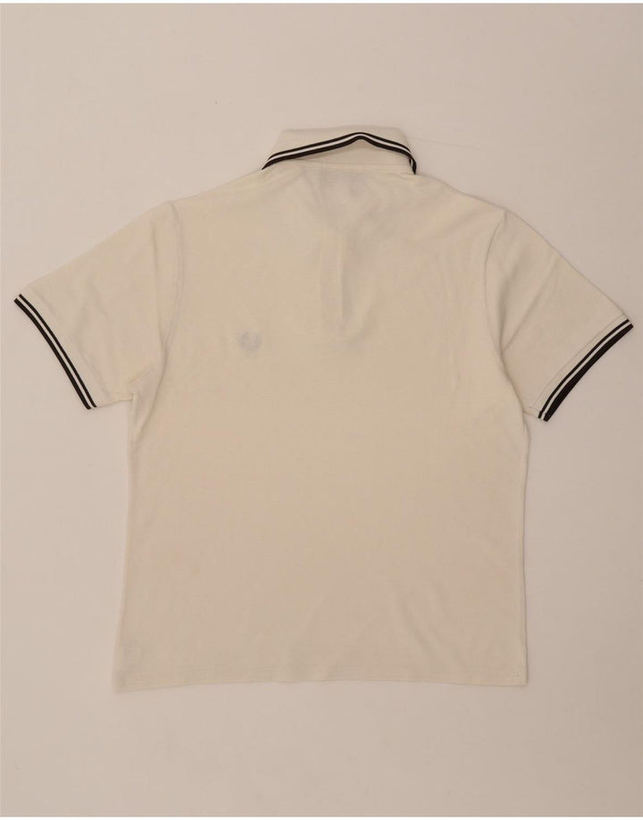 Fred Perry Ανδρικό πουκάμισο πόλο από μεσαίο λευκό βαμβάκι
