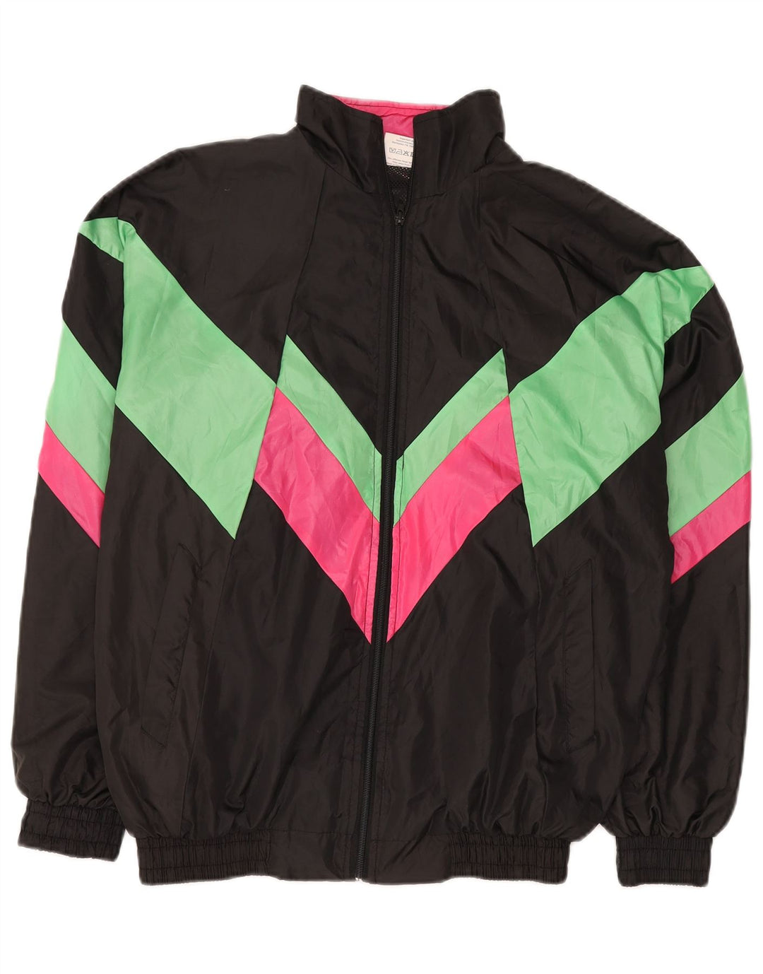 Ανδρική φόρμα Vintage Top Jacket XL Μαύρο Colourblock Πολυεστέρας
