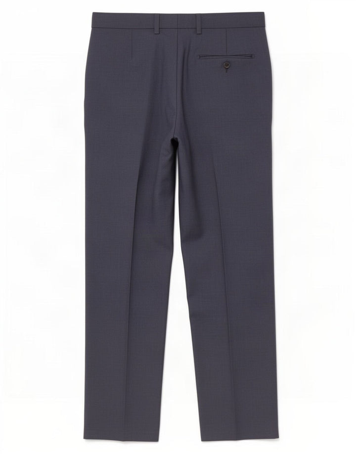 Marks & Spencer Ανδρικό παντελόνι με καρφίτσα W32 L31 Navy Blue Polyester